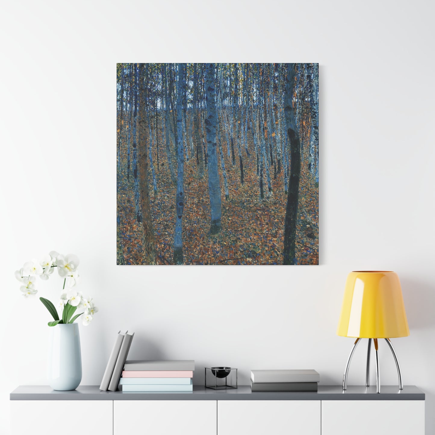 Beech Grove by Gustav Klimt / Reproduction Fine Art sur Toile / Flanc Large Epaisseur 3.2 cm - 1.25 inch