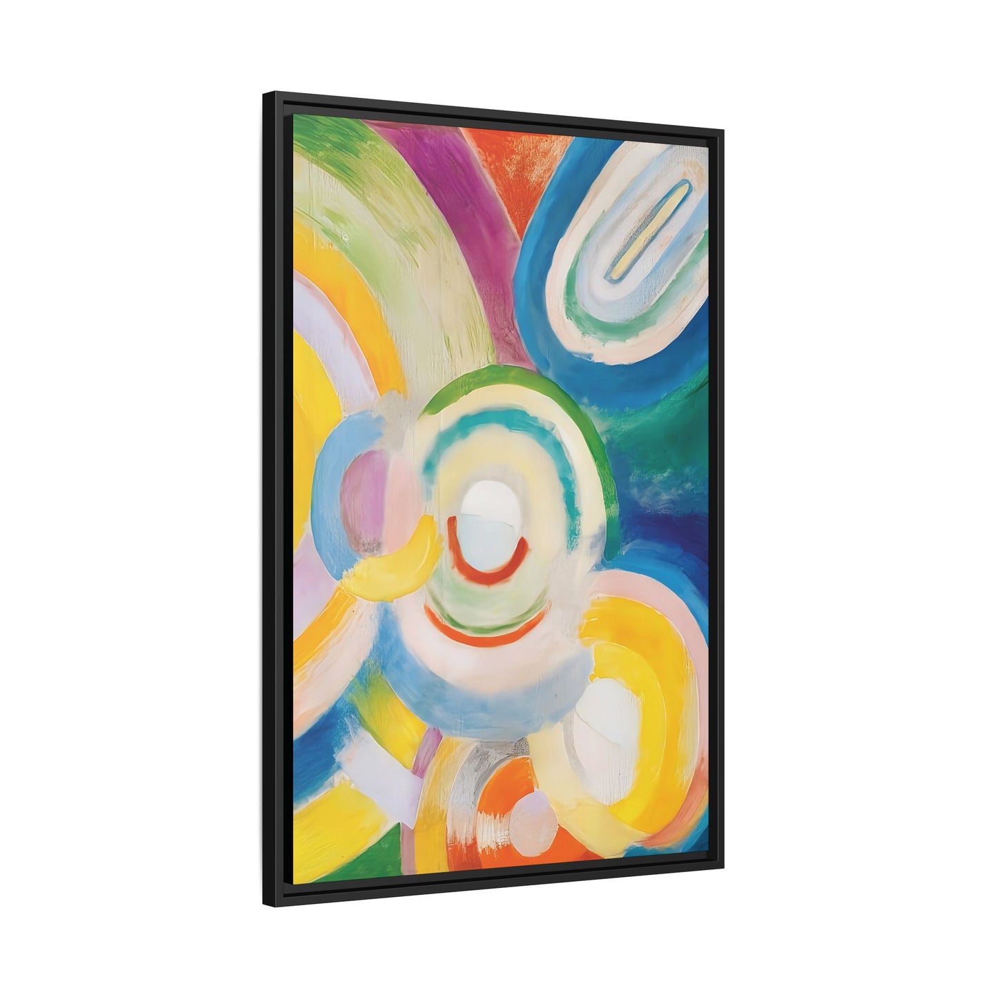 Disques Colorés (1913) by Robert Delaunay / Toile encadrée sur caisse américaine