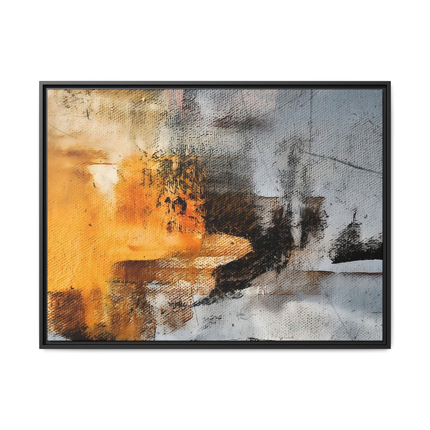 Tableau Graphic Ceylan "Série Sign Collections" / Toile encadrée sur caisse américaine