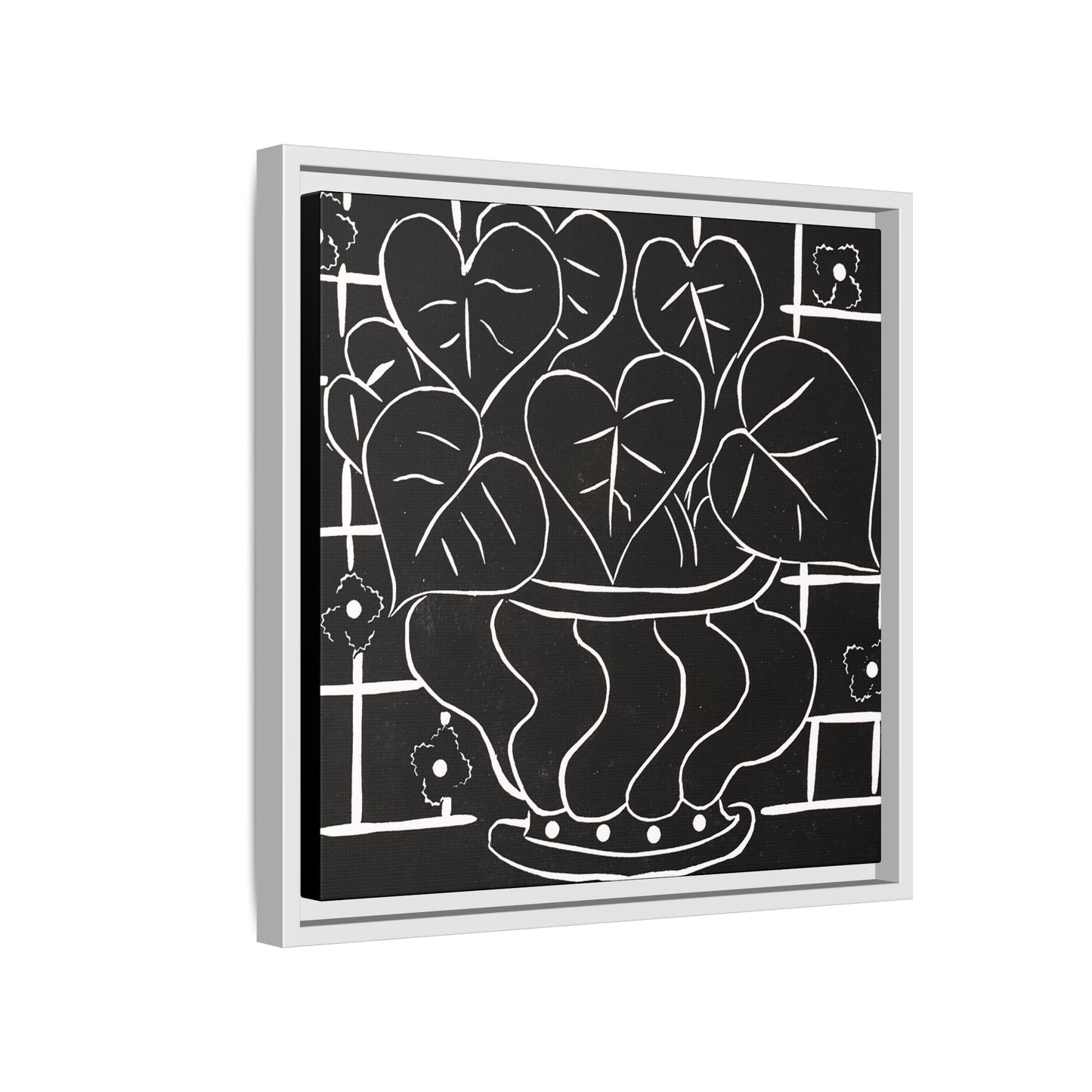 Corbeille de bégonias I (1938) by Henri Matisse / Toile encadrée sur caisse américaine