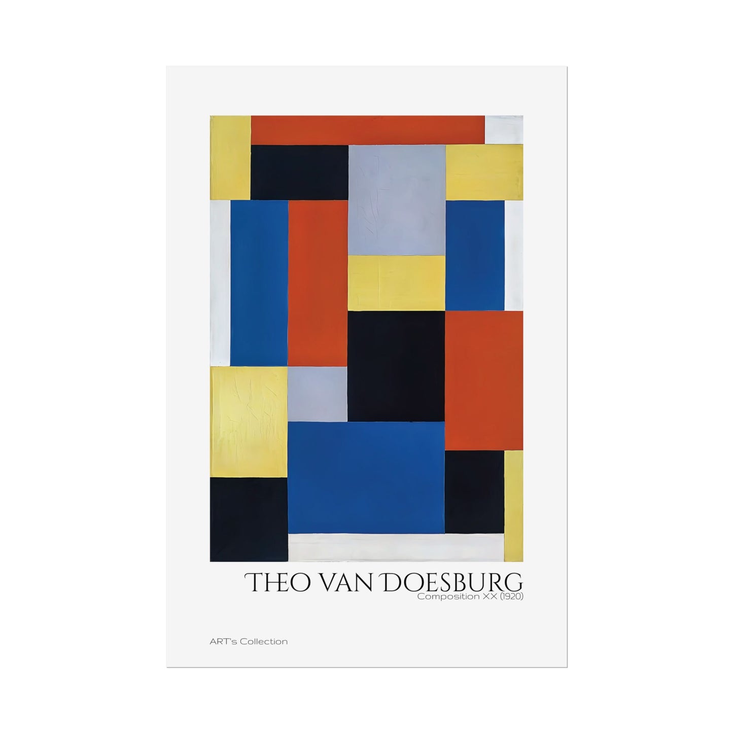 Composition XX (1920) by Theo van Doesburg / Affiche imprimée - Série ART's Collection