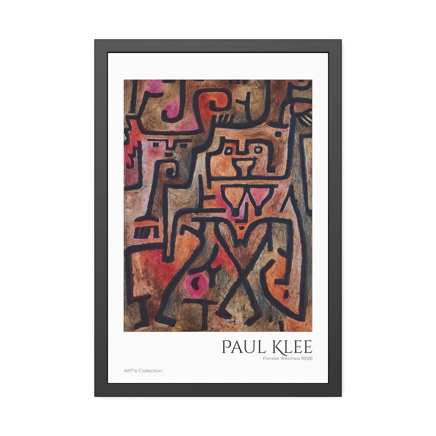 Forest Witches (1938) by Paul Klee / Affiche Encadrée série ART's Collection