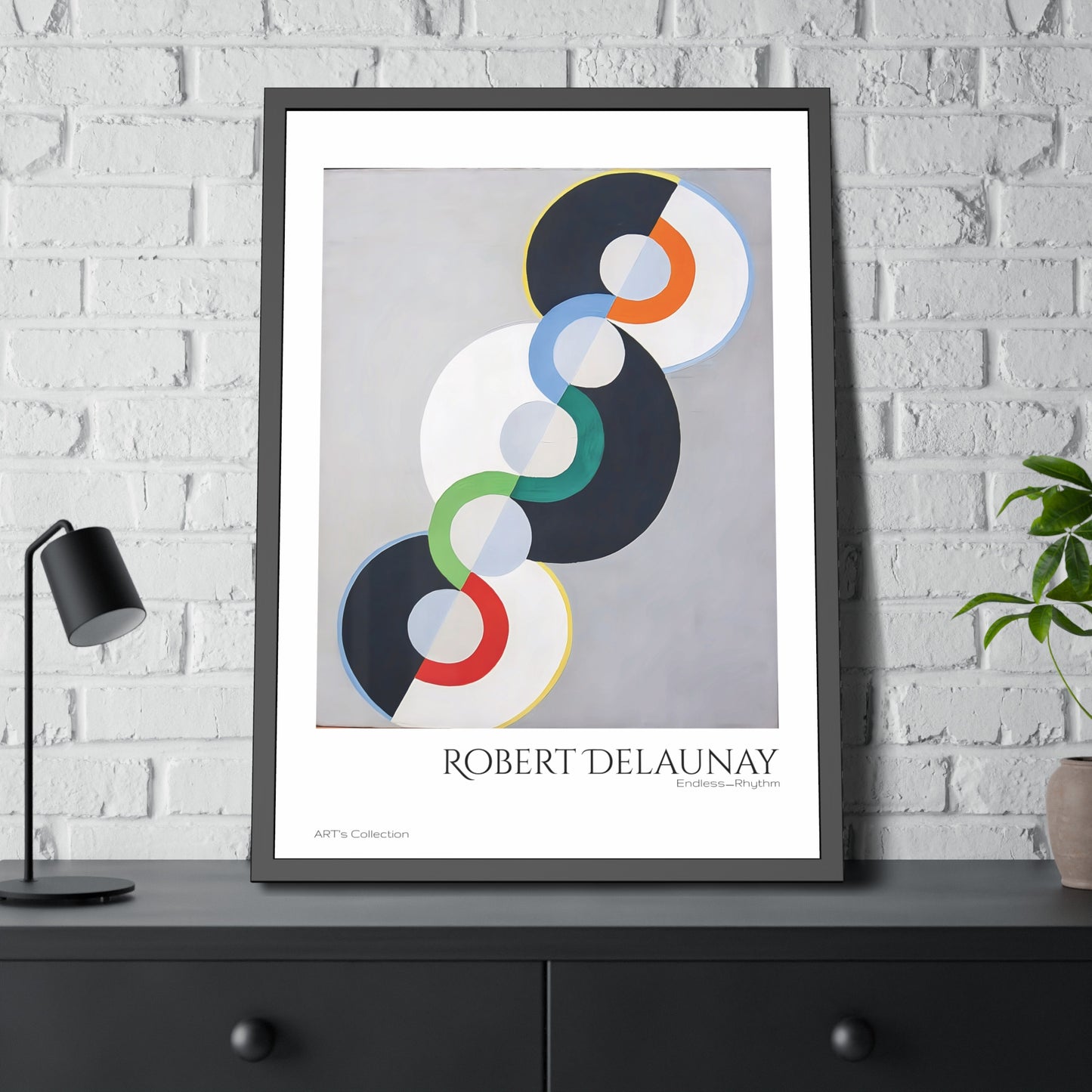 Endless_Rhythm by Robert Delaunay / Affiche Encadrée série ART's Collection