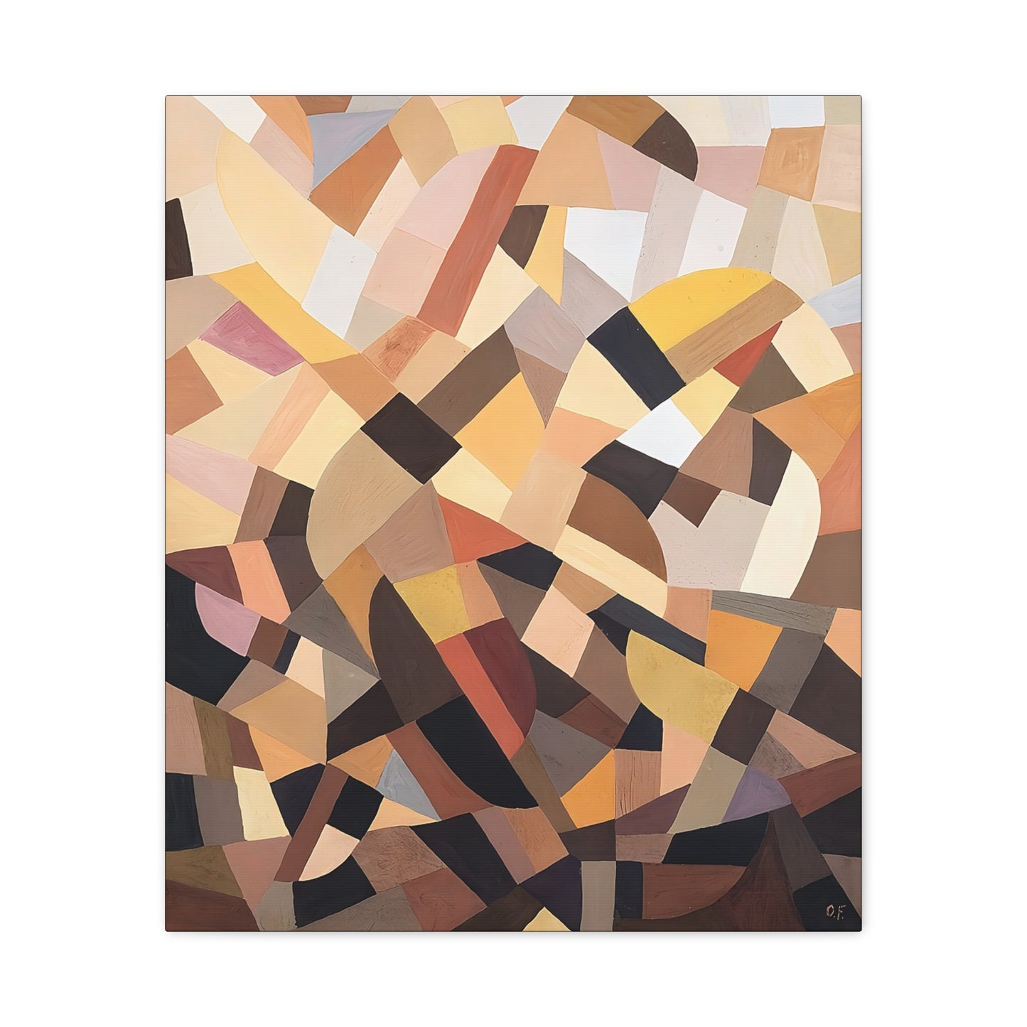 Komposition (1939-1942) by Otto Freundlich / Reproduction Fine Art sur Toile / Epaisseur 3,2cm - 1'25 po