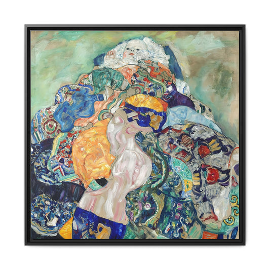 Baby (Cradle) (1917-1918) by Gustav Klimt / Toile encadrée sur caisse américaine