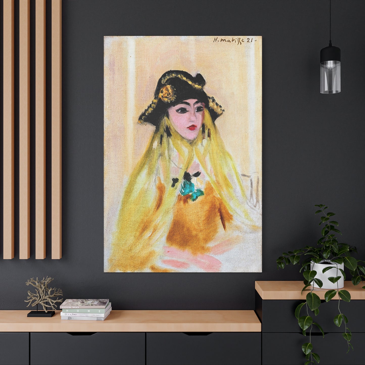 Ancilla (1921) by Henri Matisse / Reproduction Fine Art sur Toile / Epaisseur 3.2 cm - 1.25 inch