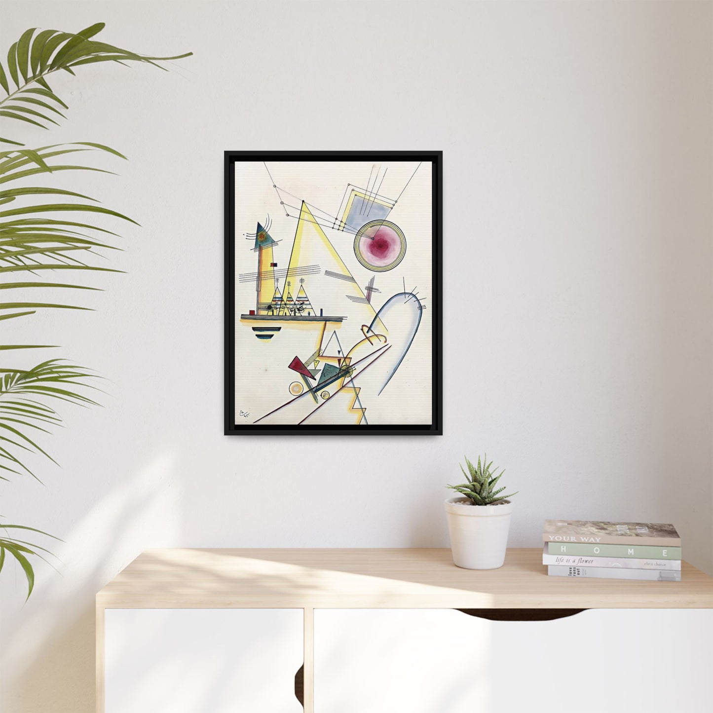 Wassily Kandinsky / Delicate Soul (1925) / Toile encadrée sur caisse américaine