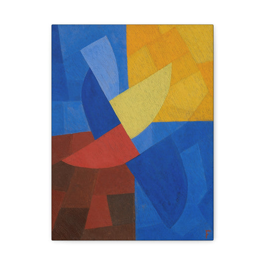 Composition (around 1932) by Otto Freundlich / Reproduction Fine Art sur Toile / Epaisseur 3.2 cm - 1.25 inch