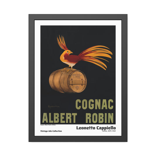 Cognac Albert Robin (1906) by Leonetto Cappiello / Affiche Encadrée Vintage Ads Collection