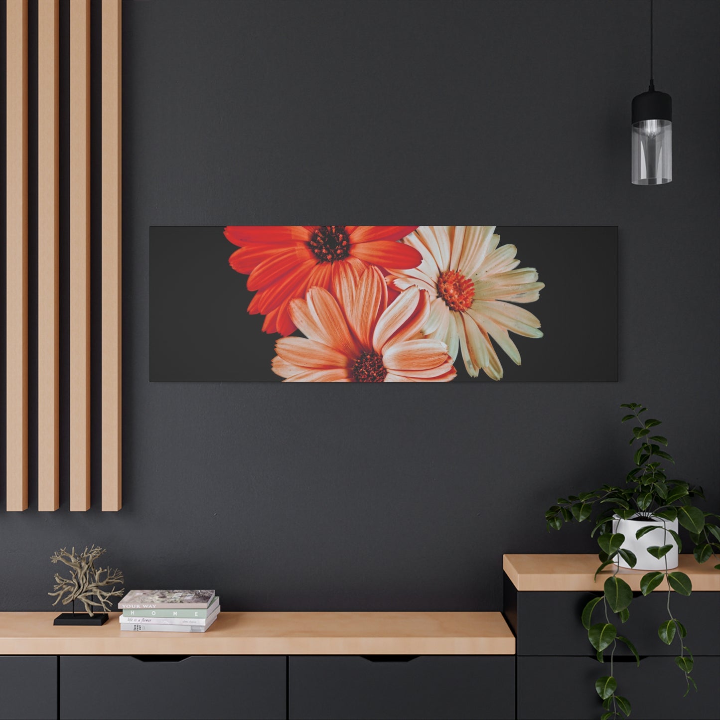 Collection Signature "FLORAL Numéro 7" sur Toile Fine Art sur Toile / Epaisseur 3,2cm - 1'25 po