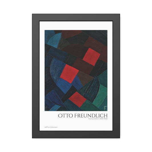 Komposition (1935-1936) by Otto Freundlich / Affiche Encadrée série ART's Collection