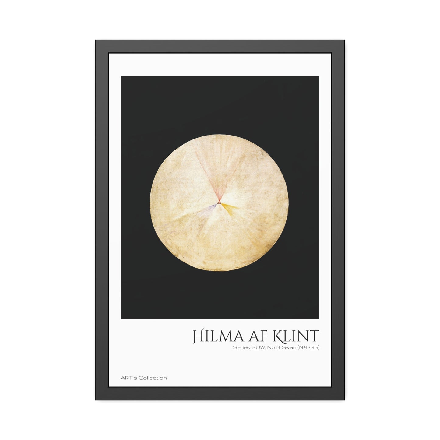Series SUW, No 14 Swan (1914 -1915) by Hilma af Klint / Affiche Encadrée série ART's Collection