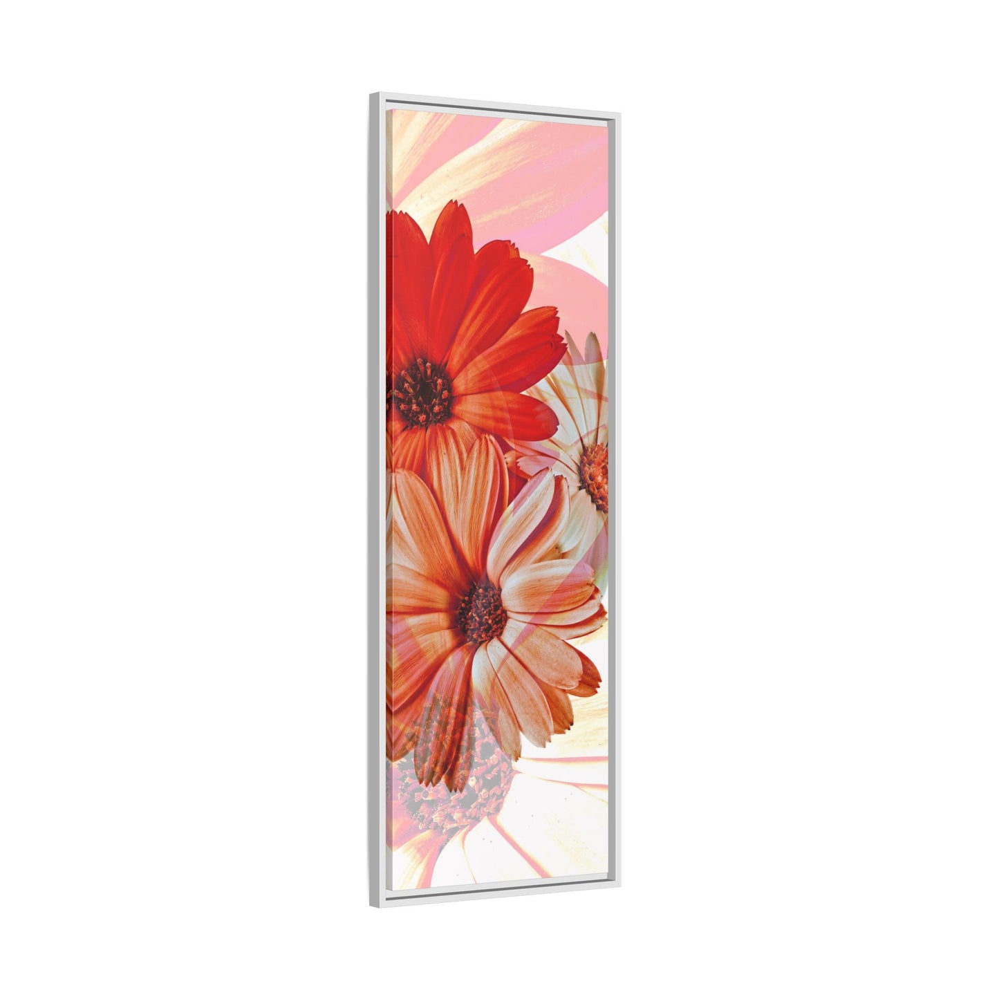 Collection Signature "FLORAL Numéro 18" sur Toile encadrée avec caisse américaine