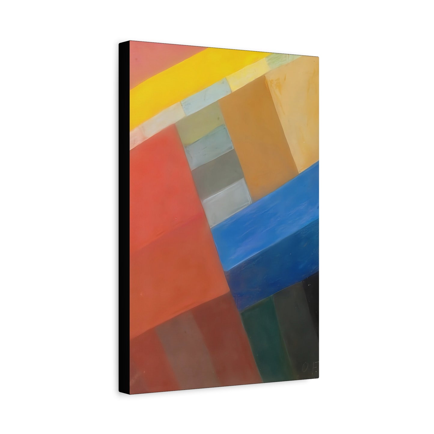 Komposition (Circa 1931) by Otto Freundlich / Reproduction Fine Art sur Toile / Epaisseur 3.2 cm - 1.25 inch