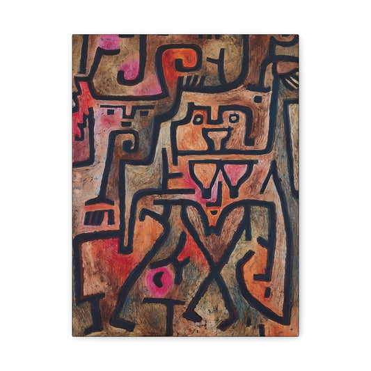Forest Witches (1938) by Paul Klee / Reproduction Fine Art sur Toile / Epaisseur 3,2cm - 1'25 po