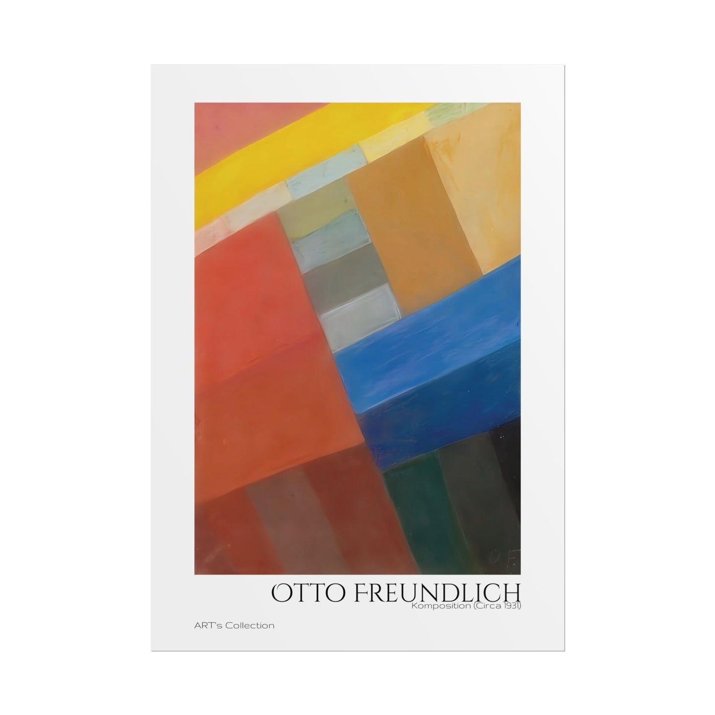 Komposition (Circa 1931) by Otto Freundlich / Affiche imprimée - Série ART's Collection