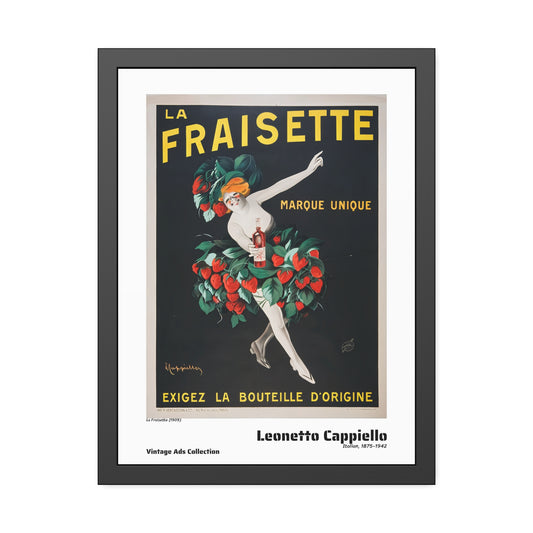 La Fraisette (1909) by Leonetto Cappiello / Affiche Encadrée Série Vintage Ads Collection