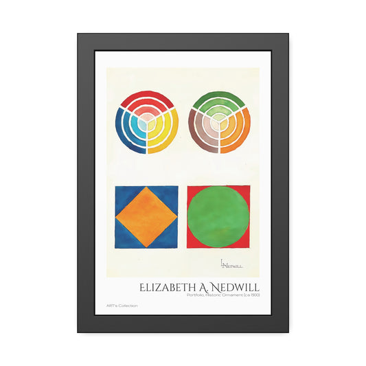 Portfolio, Historic Ornament (ca 1900) by Elizabeth A. Nedwill / Affiche Encadrée série ART's Collection