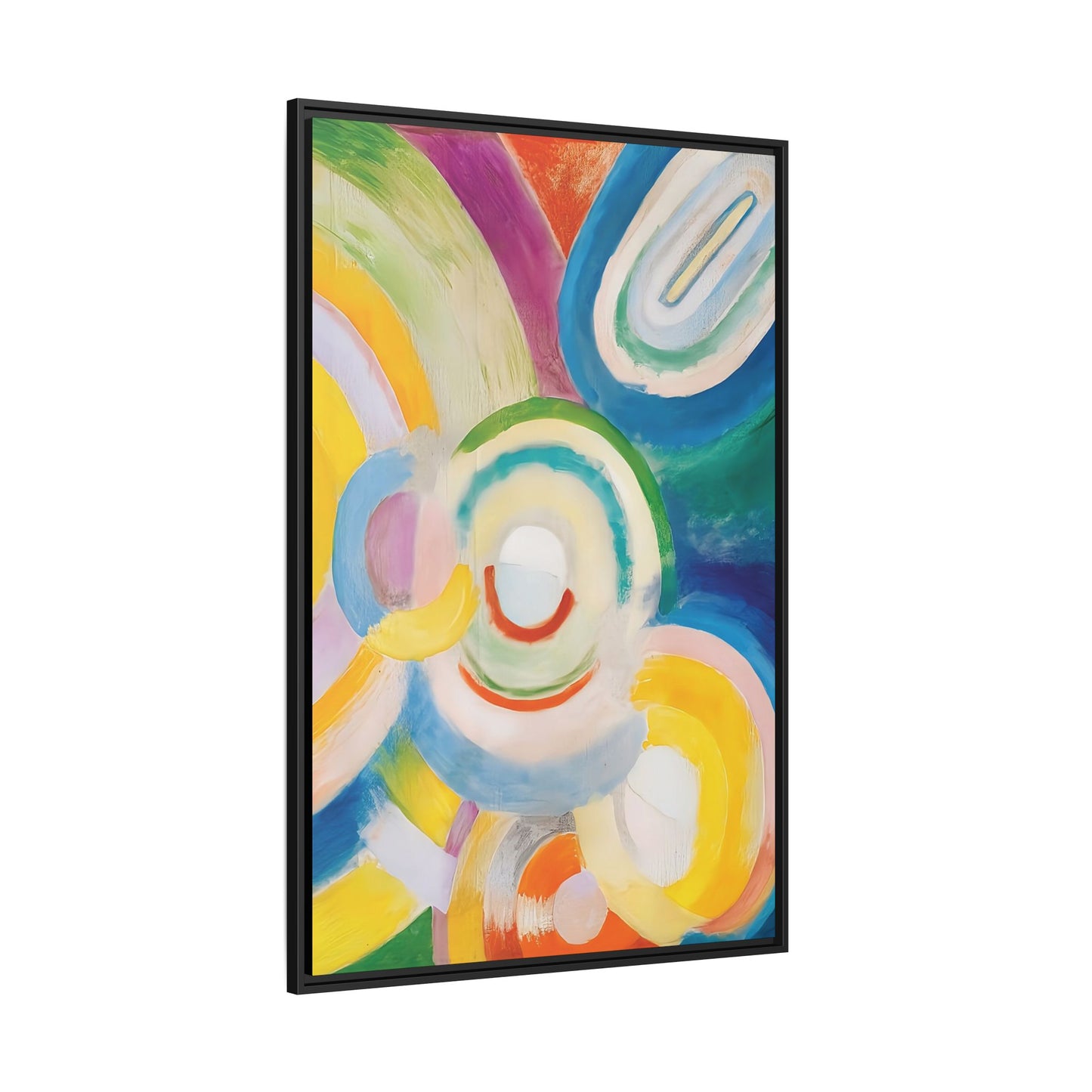 Disques Colorés (1913) by Robert Delaunay / Toile encadrée sur caisse américaine