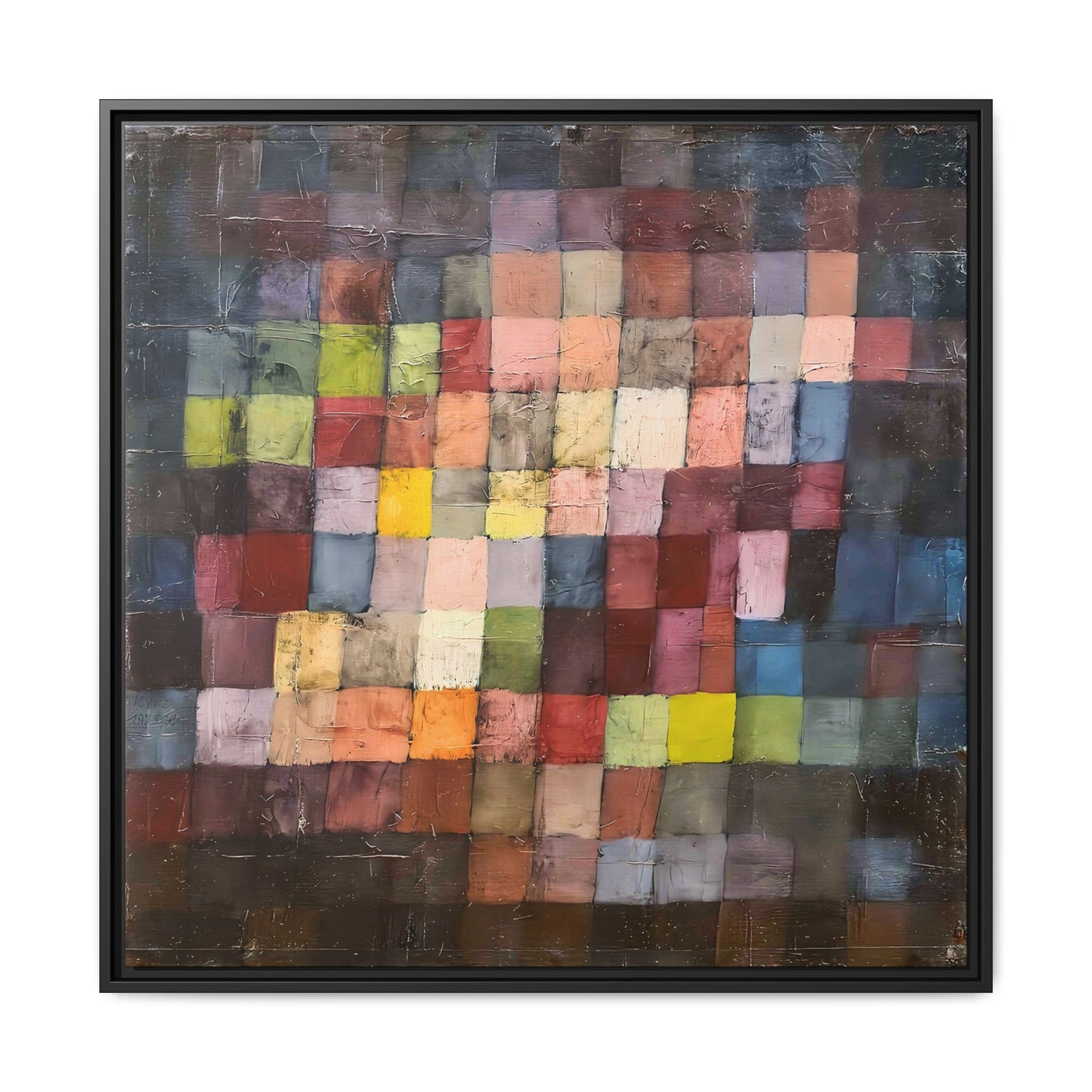 Ancient Sound (1925) by Paul Klee / Toile encadrée sur caisse américaine