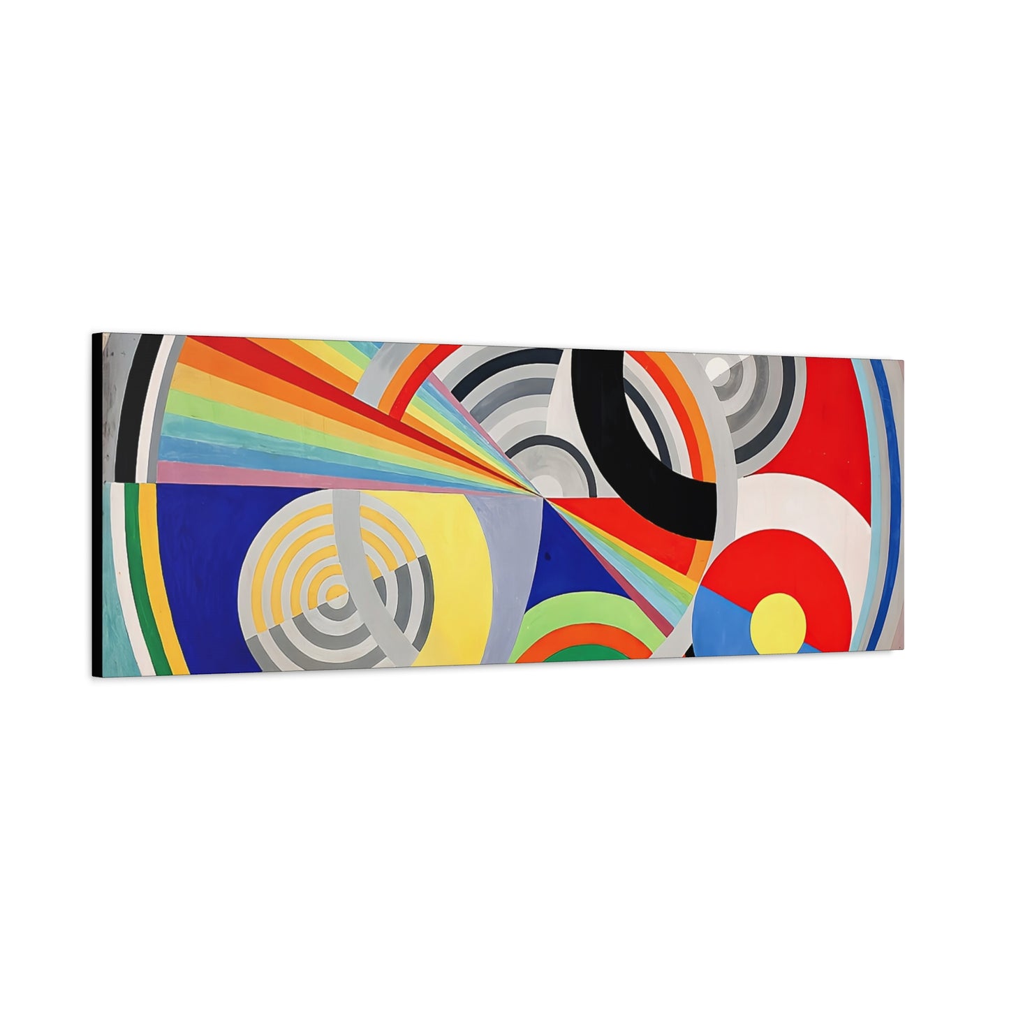 Rythme numéro 1 (1938) by Robert Delaunay / Reproduction Fine Art sur Toile / Large Epaisseur 3.2 cm - 1.25 inch