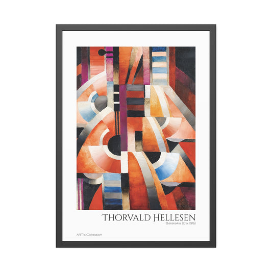 Balalaika (Ca. 1916) by Thorvald Hellesen / Affiche Encadrée série ART's Collection