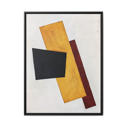 Composition (1917) by Lyubov Popova / Toile encadrée sur caisse américaine
