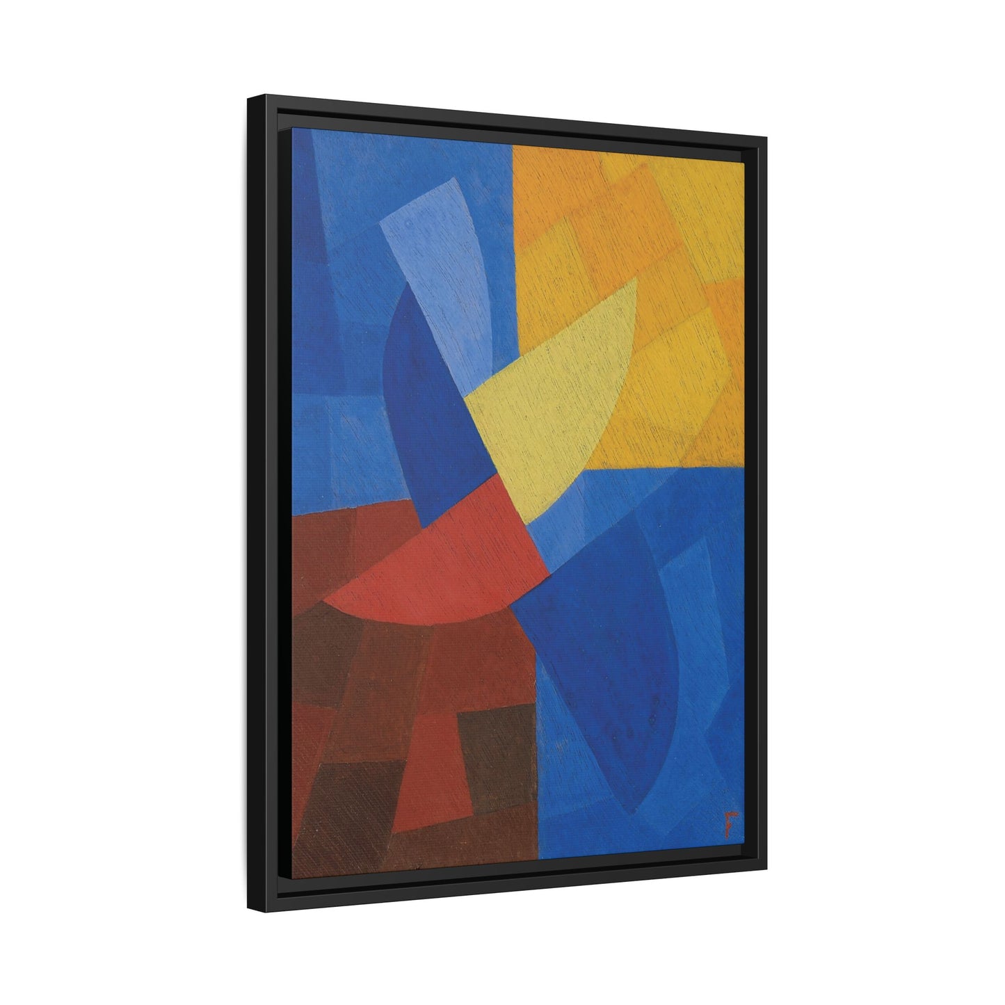 Composition (around 1932) by Otto Freundlich / Toile encadrée sur caisse américaine