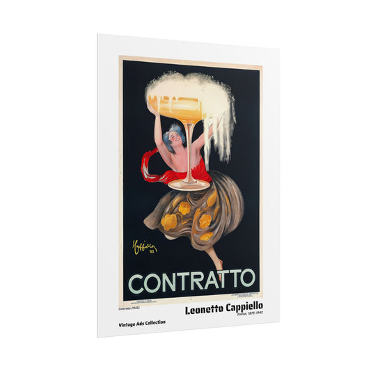 Contratto (1922) by Leonetto Cappiello / Affiche imprimée - Série Vintage Ads Collection