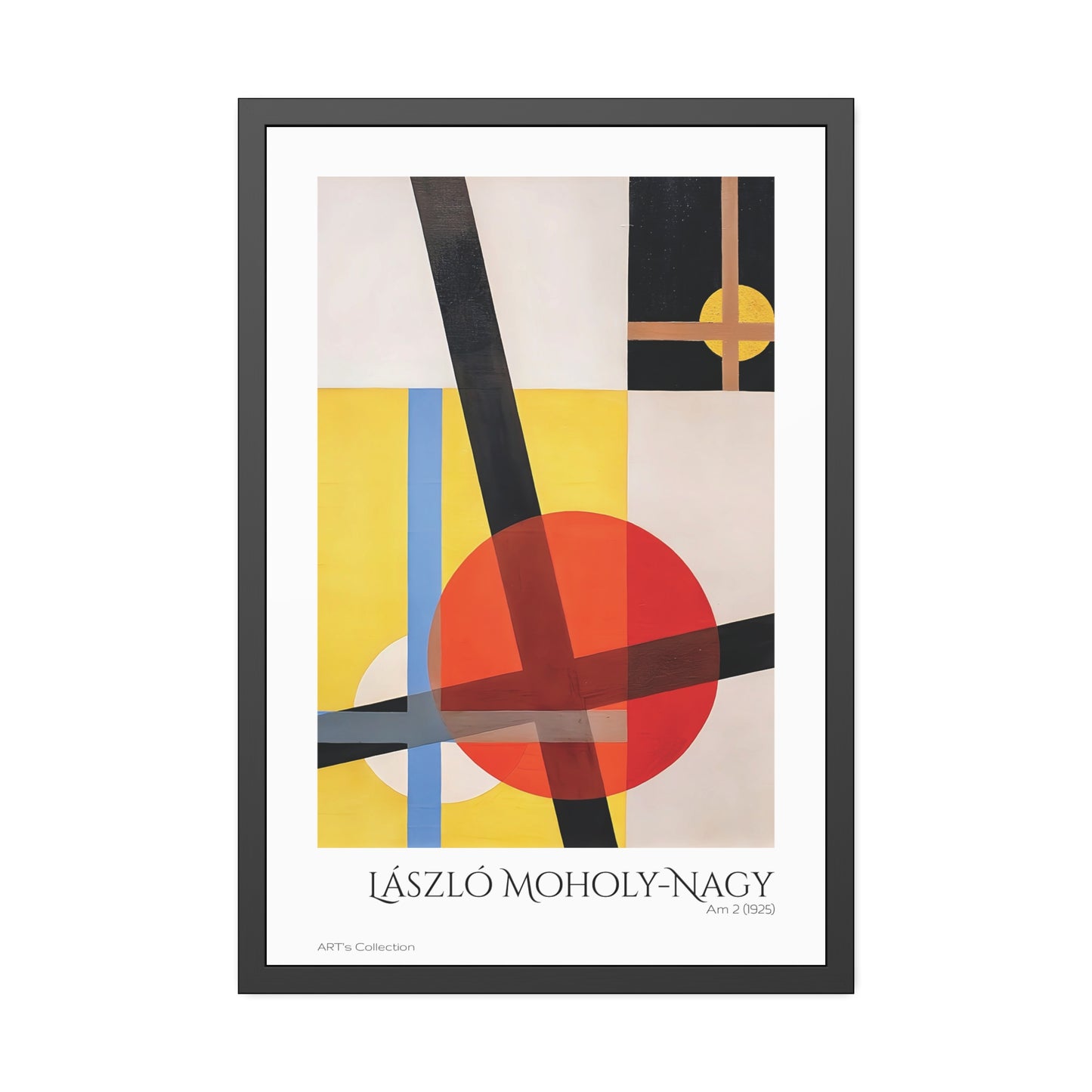 Am 2 (1925) by László Moholy-Nagy / Affiche Encadrée série ART's Collection