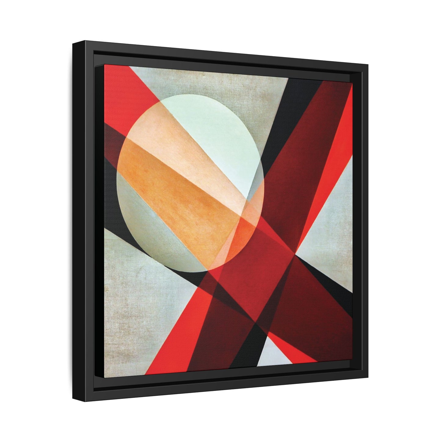 A 19 (1927) by László Moholy-Nagy / Toile encadrée sur caisse américaine