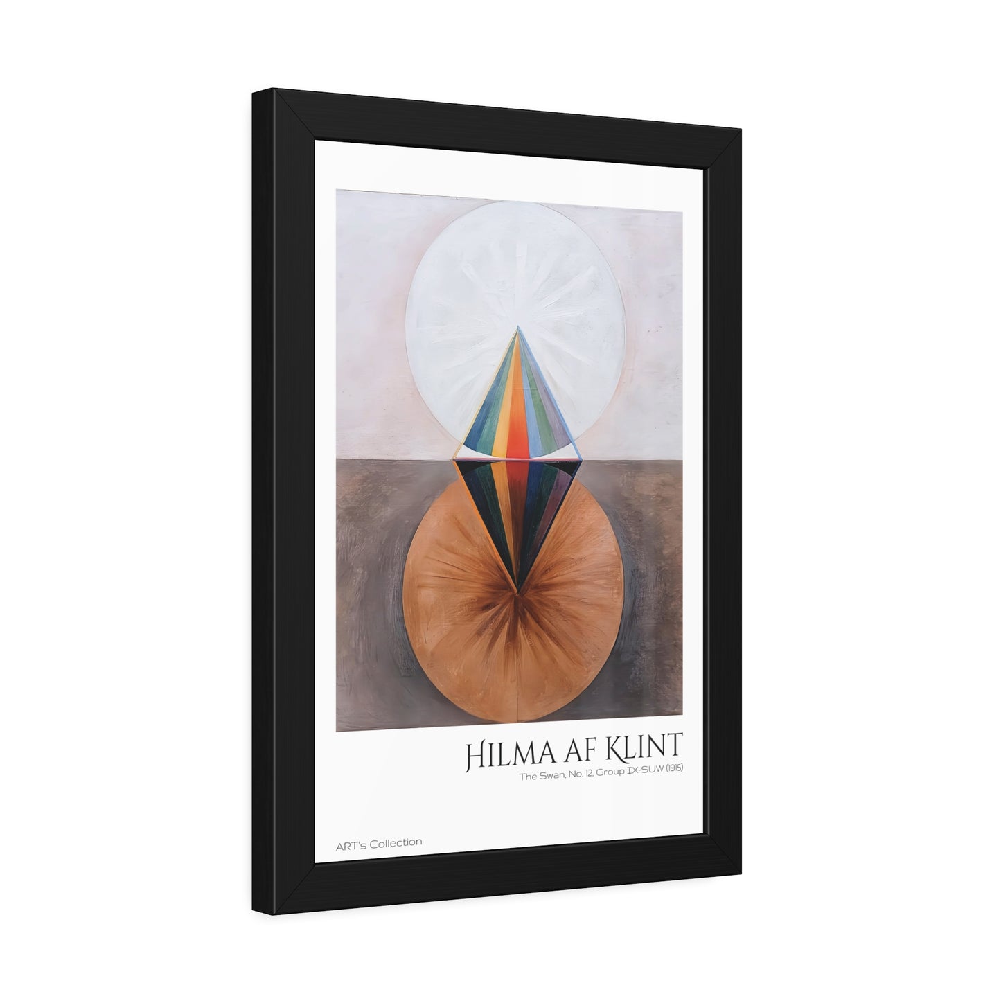 The Swan, No. 12, Group IX-SUW (1915) by Hilma af Klint / Affiche Encadrée série ART's Collection