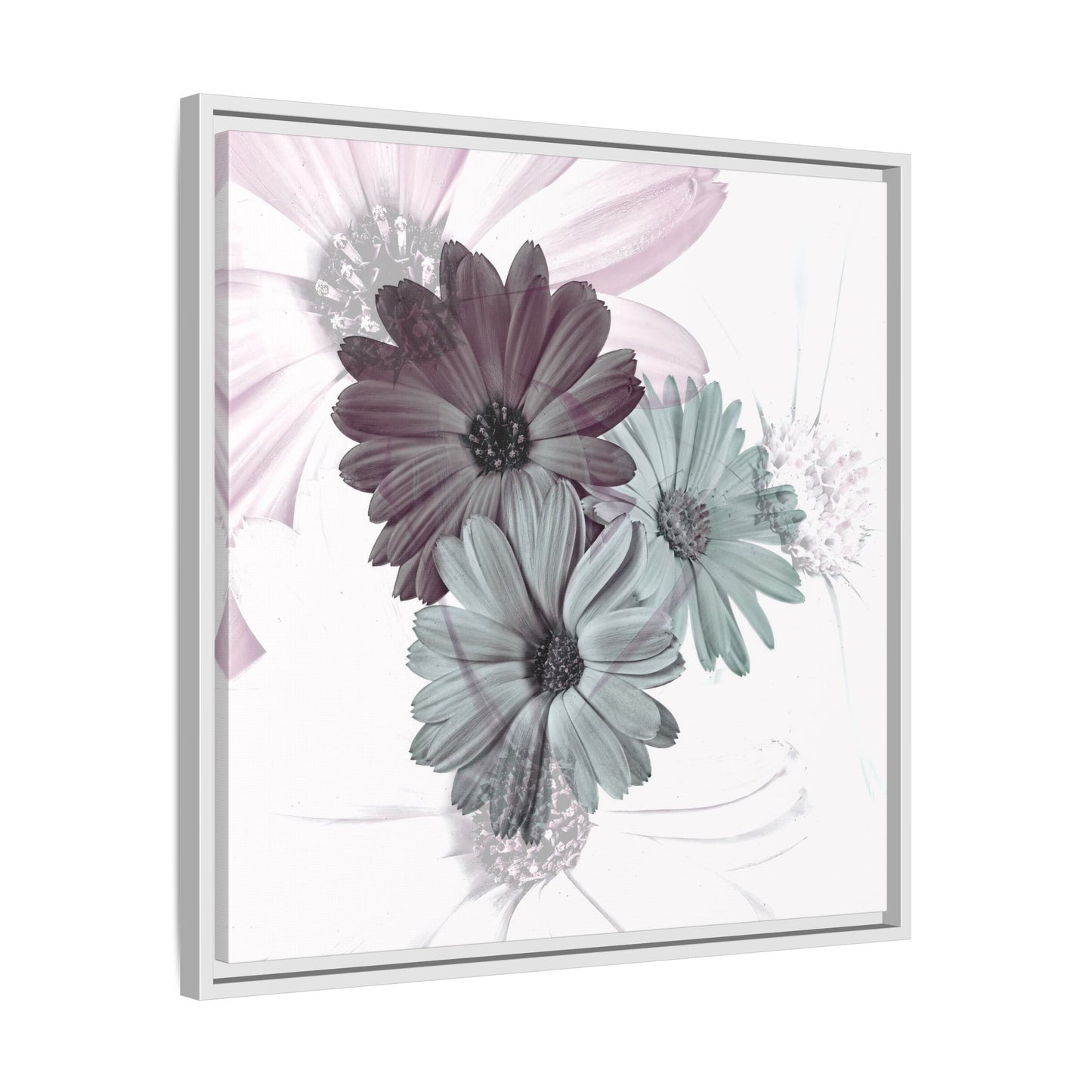 Collection Signature "FLORAL Numéro 15" sur Toile encadrée avec caisse américaine