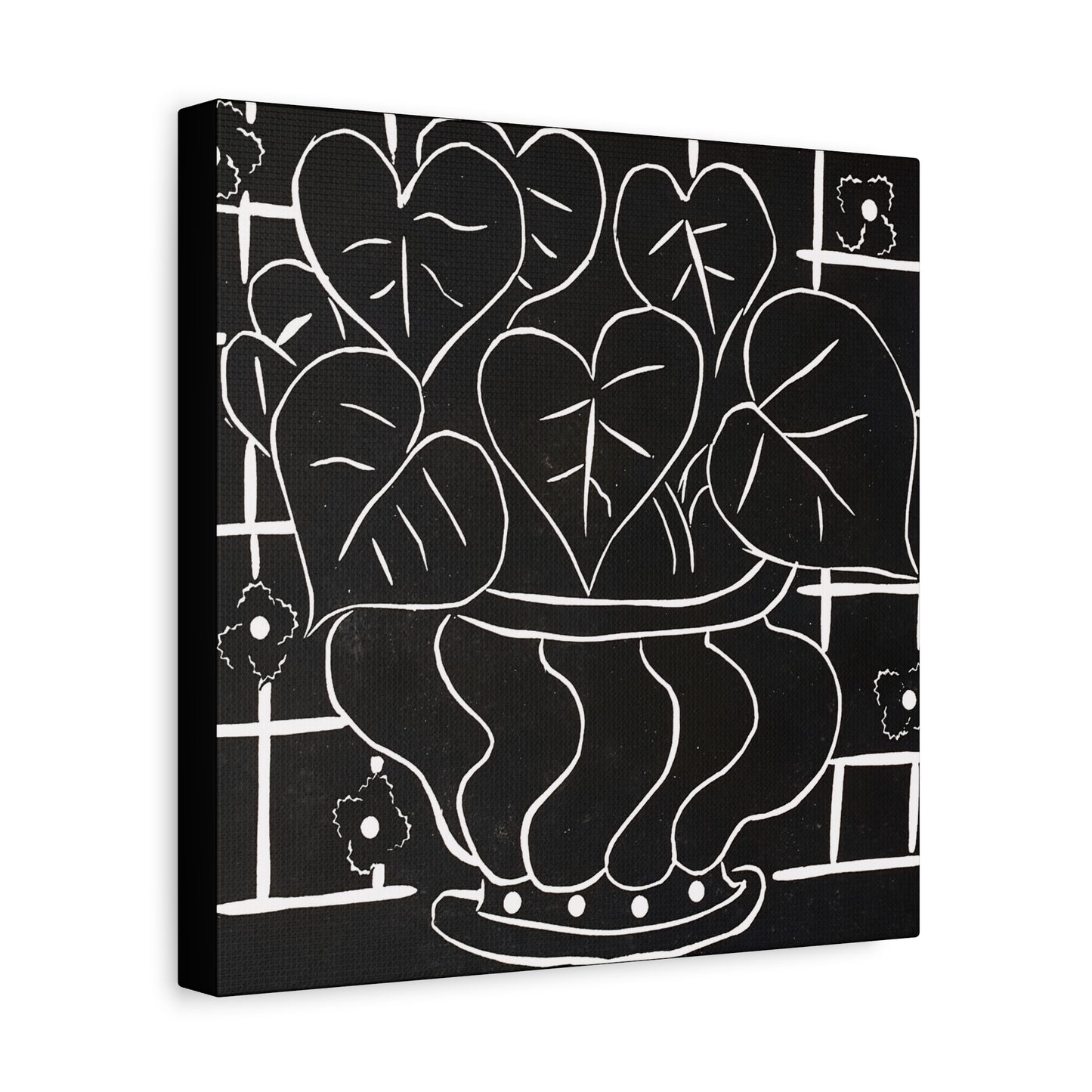 Corbeille de bégonias I (1938) by Henri Matisse / Reproduction Fine Art sur Toile / Large Epaisseur 3.2 cm - 1.25 inch