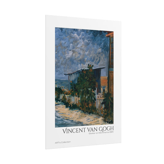 Shelter on Montmartre (1887) by Vincent van Gogh / Affiche imprimée - Série ART's Collection