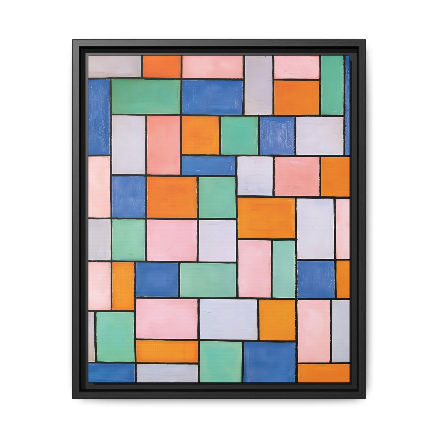 Composition in dissonances (1919) by Theo van Doesburg / Toile encadrée sur caisse américaine
