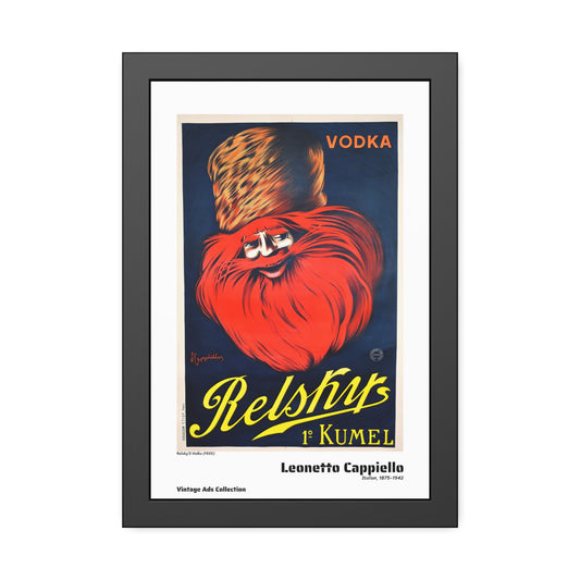 Relsky'S Vodka (1925) by Leonetto Cappiello / Affiche Encadrée Série Vintage Ads Collection