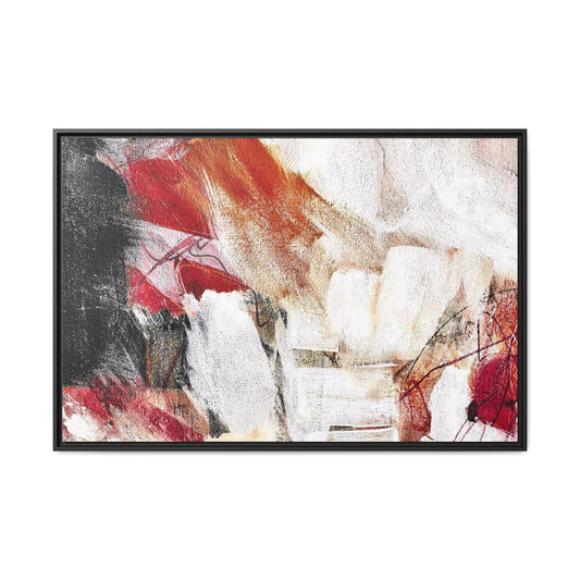 Tableau Intemporel Cobalt "Série Sign Collections" / Toile encadrée sur caisse américaine