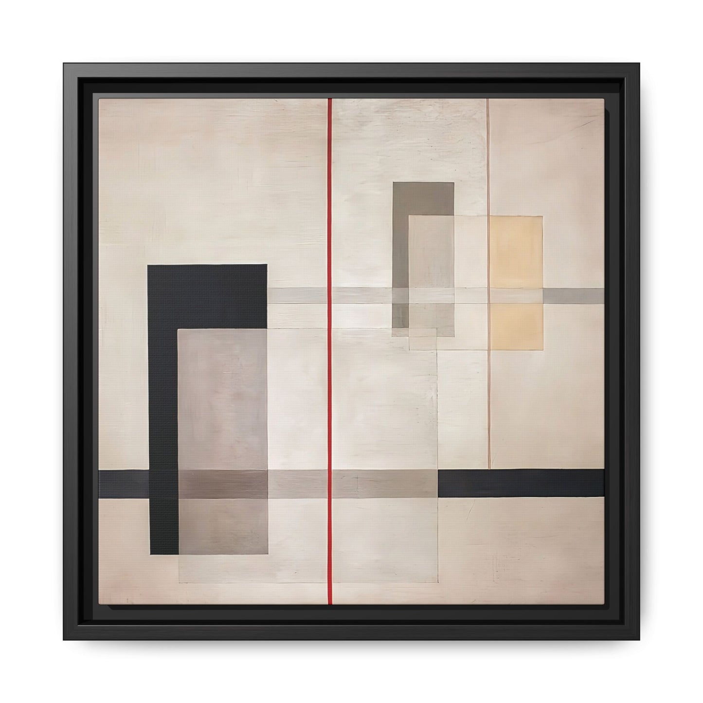 K VII (1922) by László Moholy-Nagy / Toile encadrée sur caisse américaine