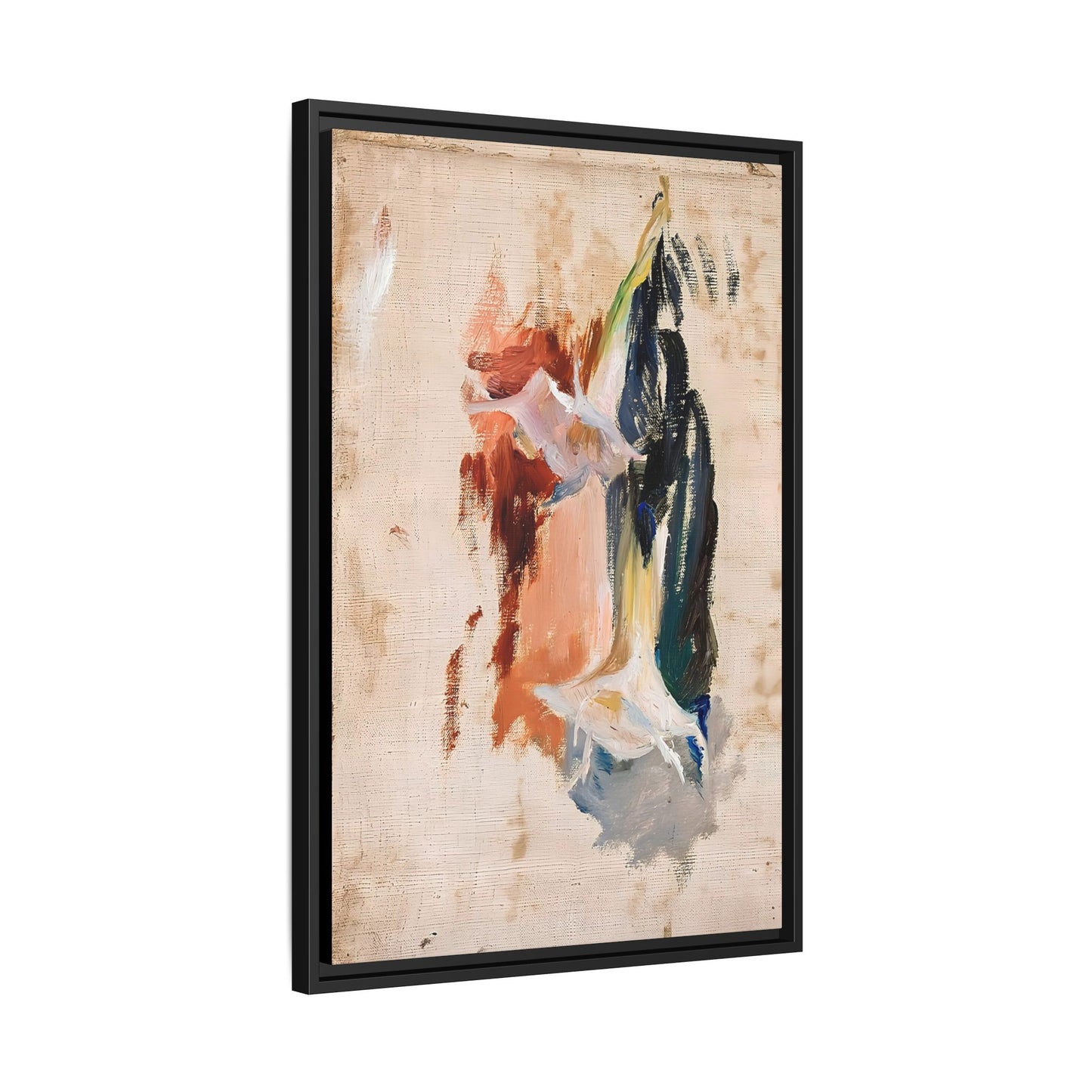 Study of a flower by Jan Ciaglinski / Toile encadrée sur caisse américaine