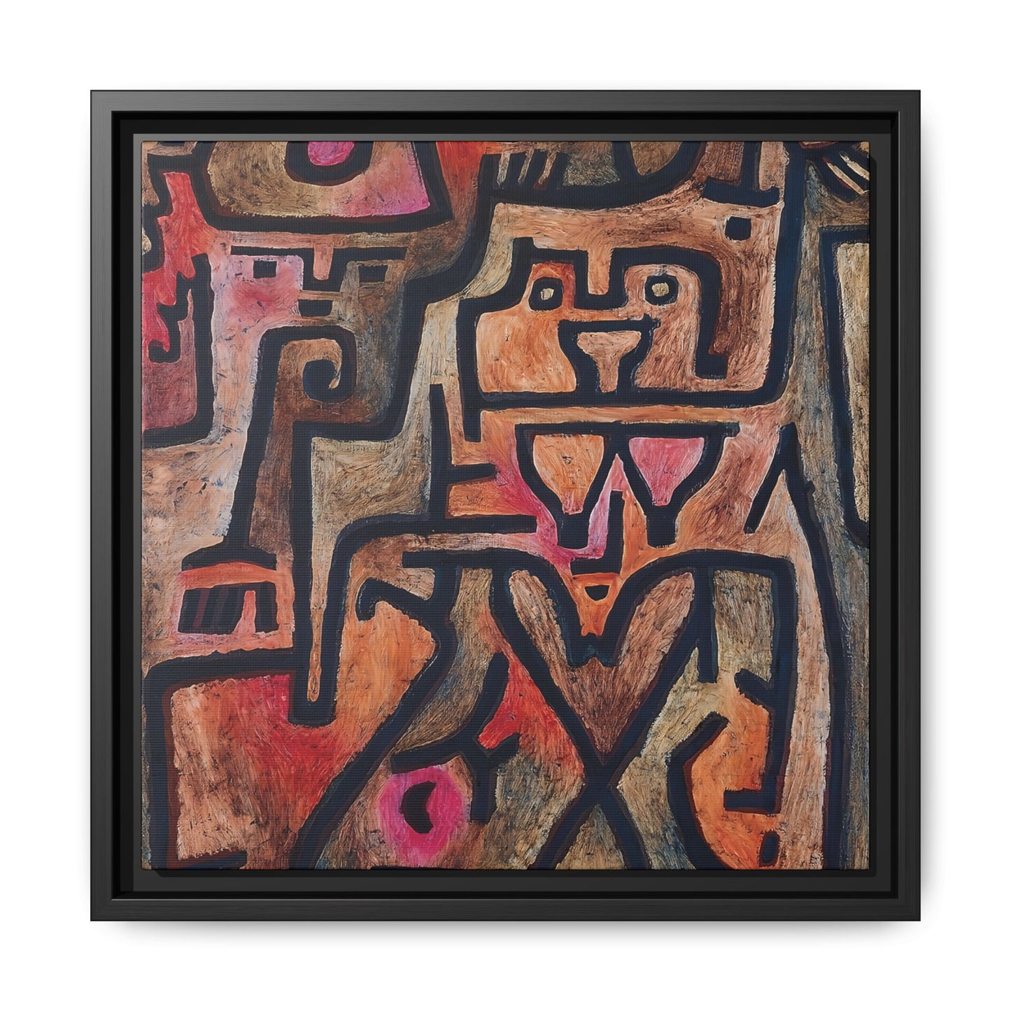 Forest Witches (1938) by Paul Klee / Toile encadrée sur caisse américaine