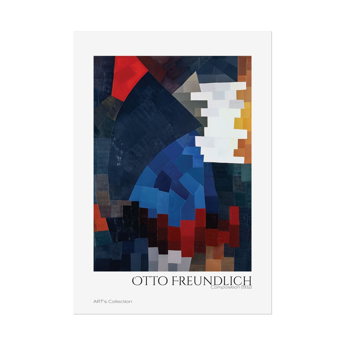 Composition (1932) by Otto Freundlich / Affiche imprimée - Série ART's Collection