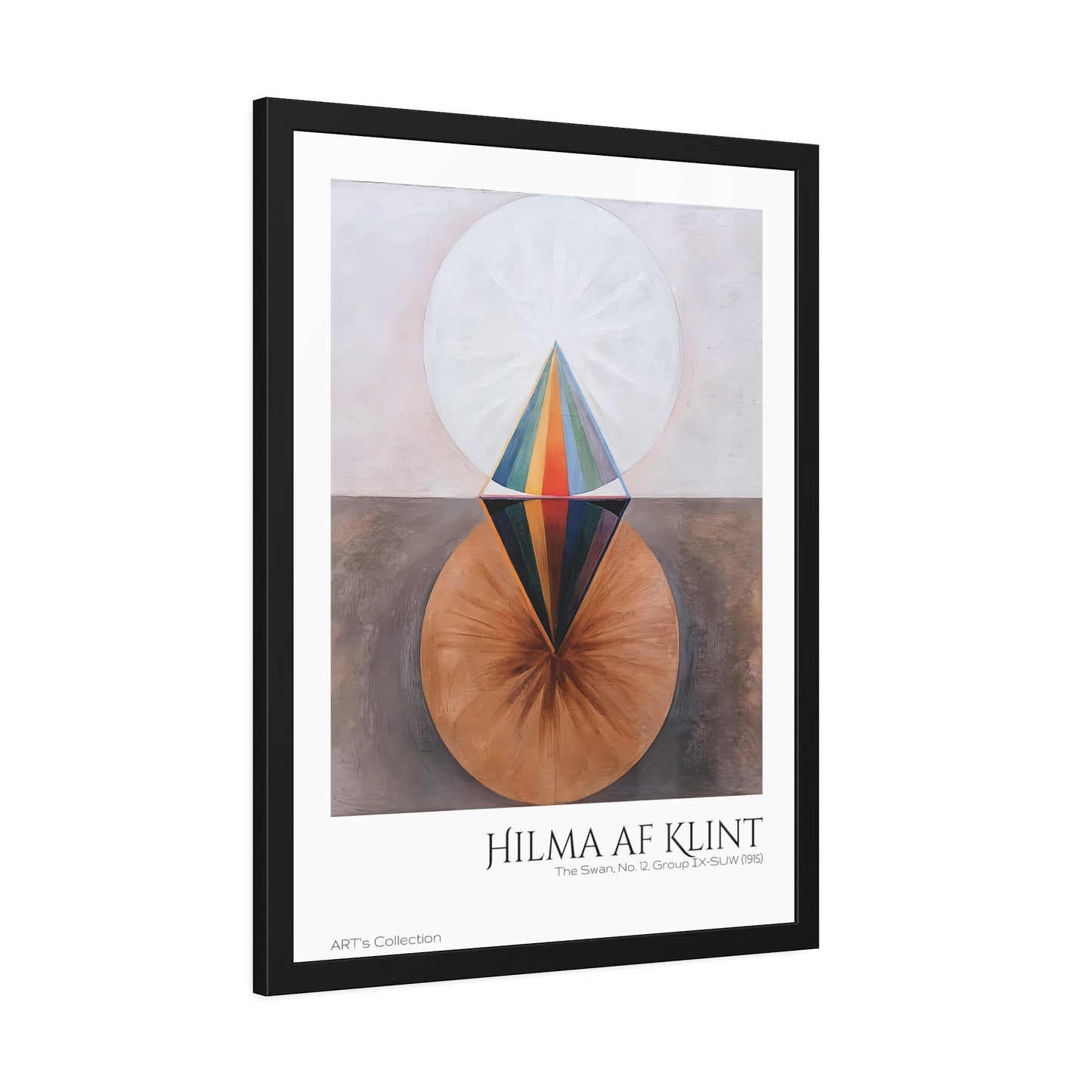 The Swan, No. 12, Group IX-SUW (1915) by Hilma af Klint / Affiche Encadrée série ART's Collection
