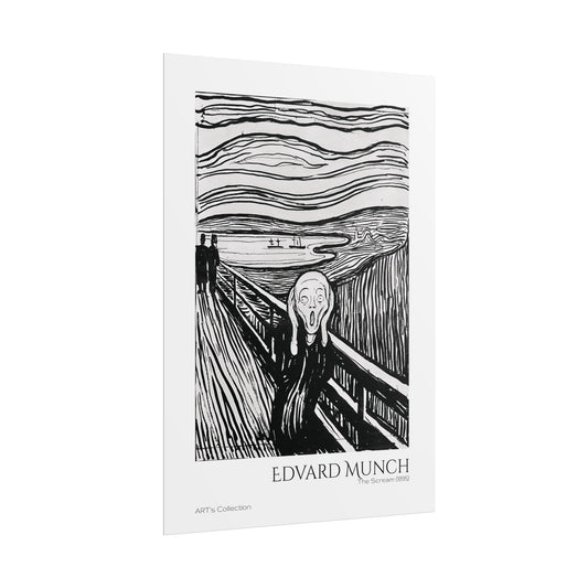 The Scream (1895) by Edvard Munch / Affiche imprimée - Série ART's Collection