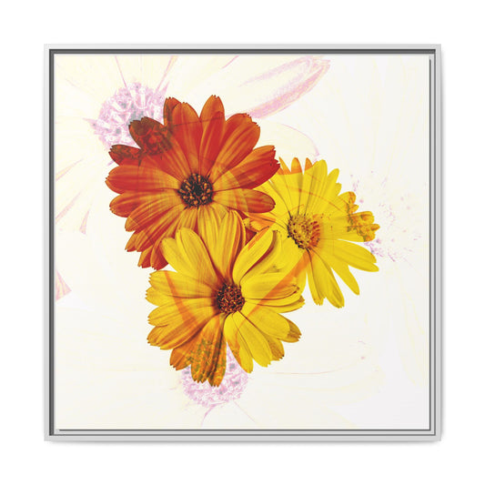 Collection Signature "FLORAL Numéro 13" sur Toile encadrée avec caisse américaine