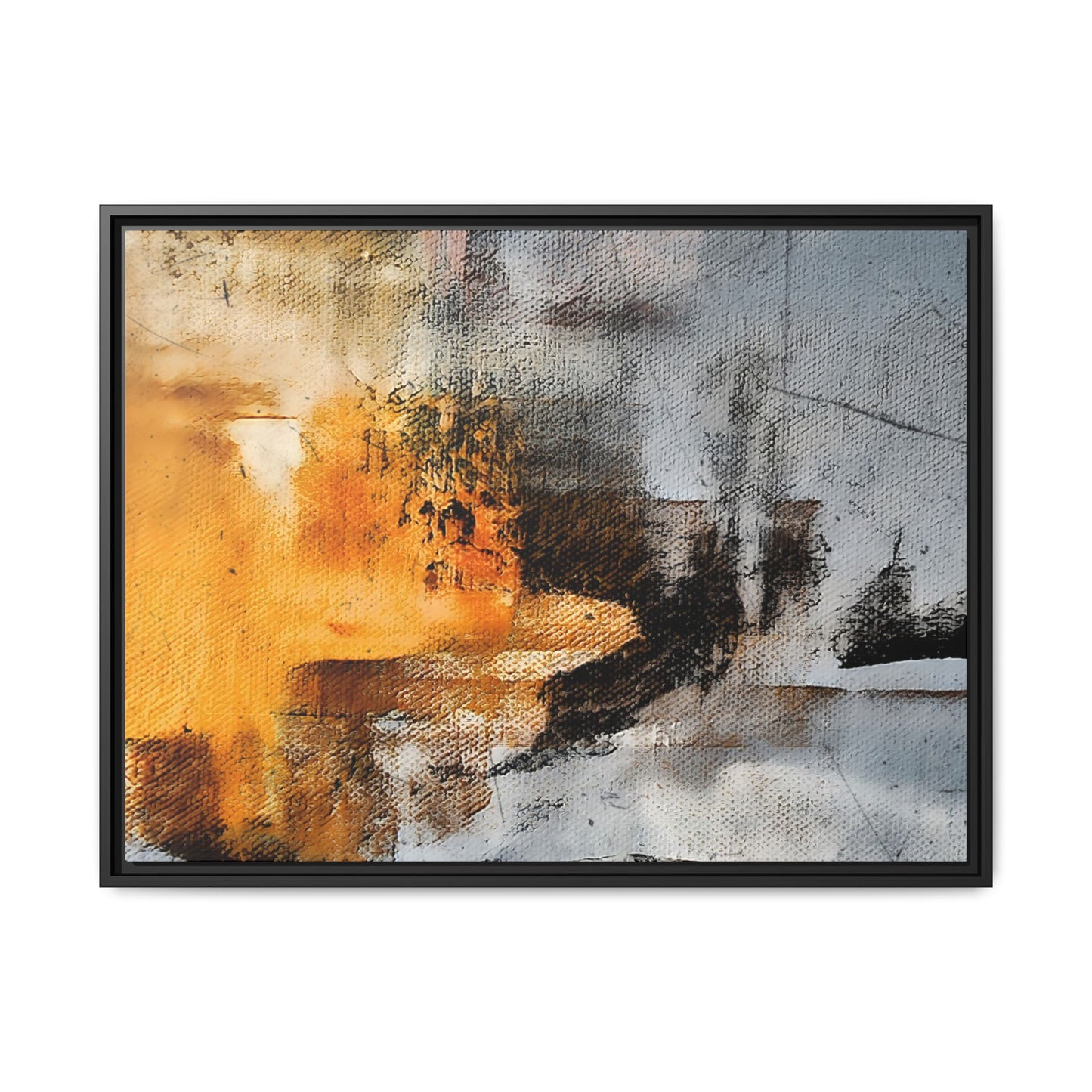 Tableau Graphic Ceylan "Série Sign Collections" / Toile encadrée sur caisse américaine