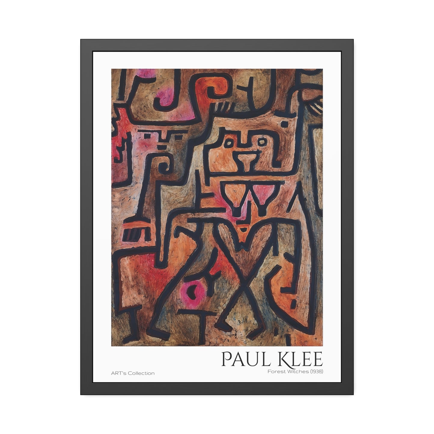 Forest Witches (1938) by Paul Klee / Affiche Encadrée série ART's Collection