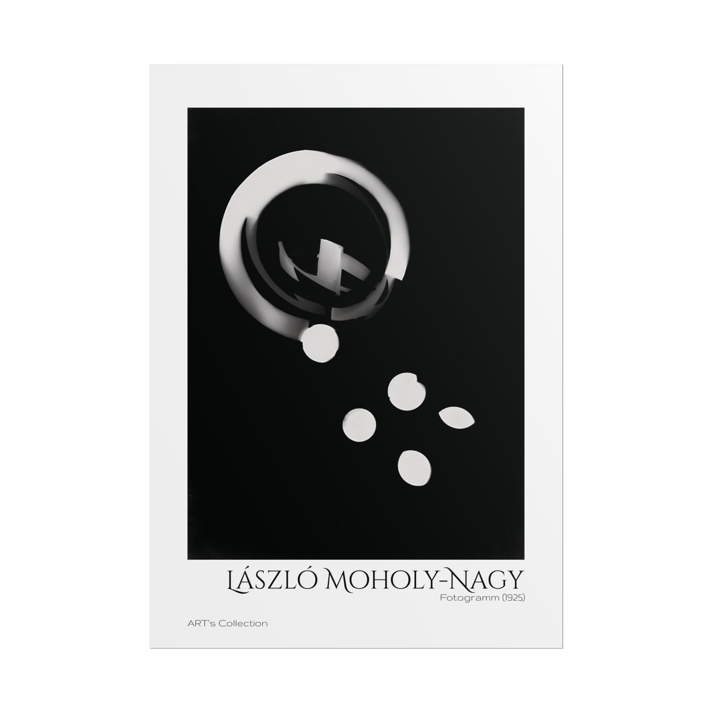Fotogramm (1925) by László Moholy-Nagy / Affiche imprimée - Série ART's Collection