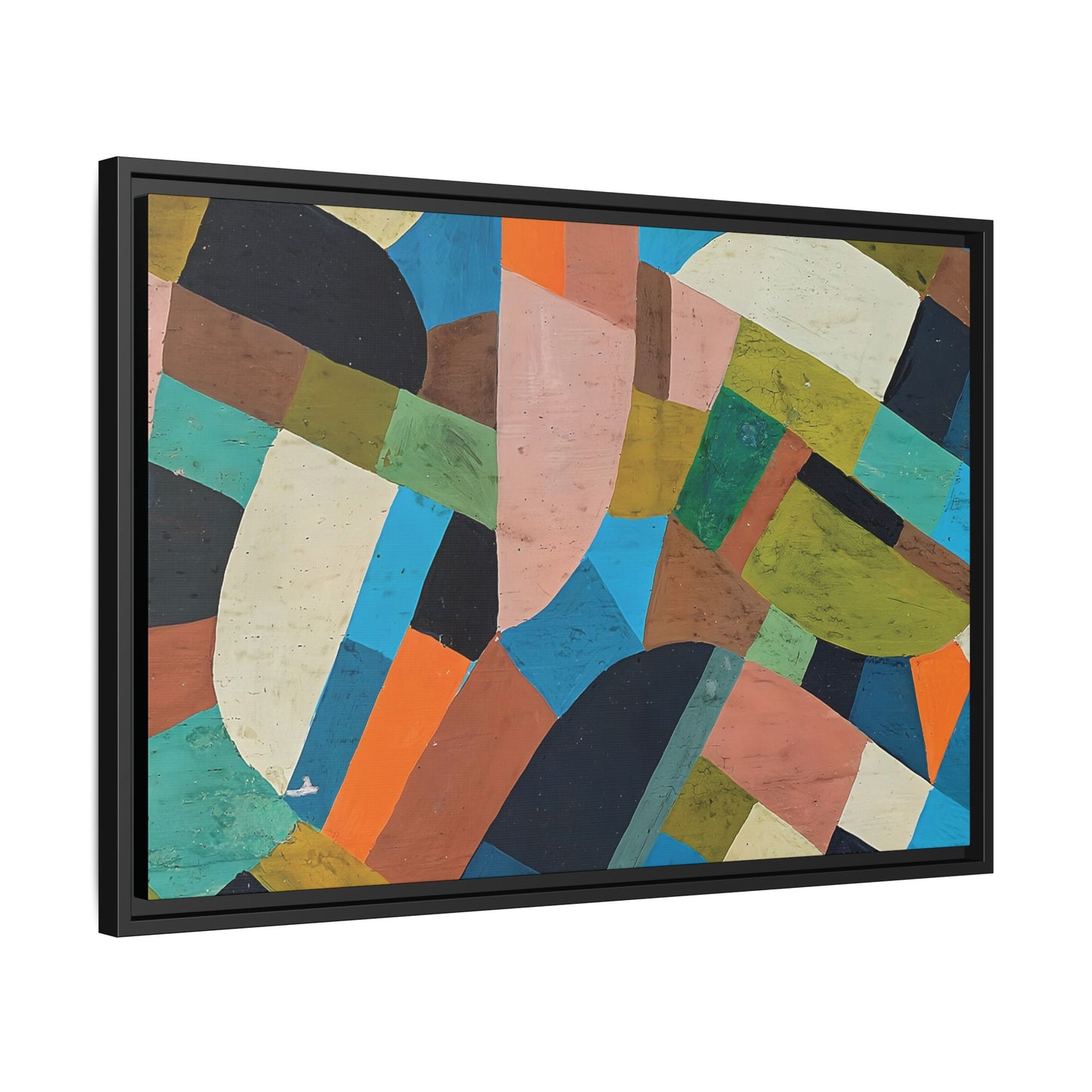 Petite Composition (Circa 1937) by Otto Freundlich / Toile encadrée sur caisse américaine
