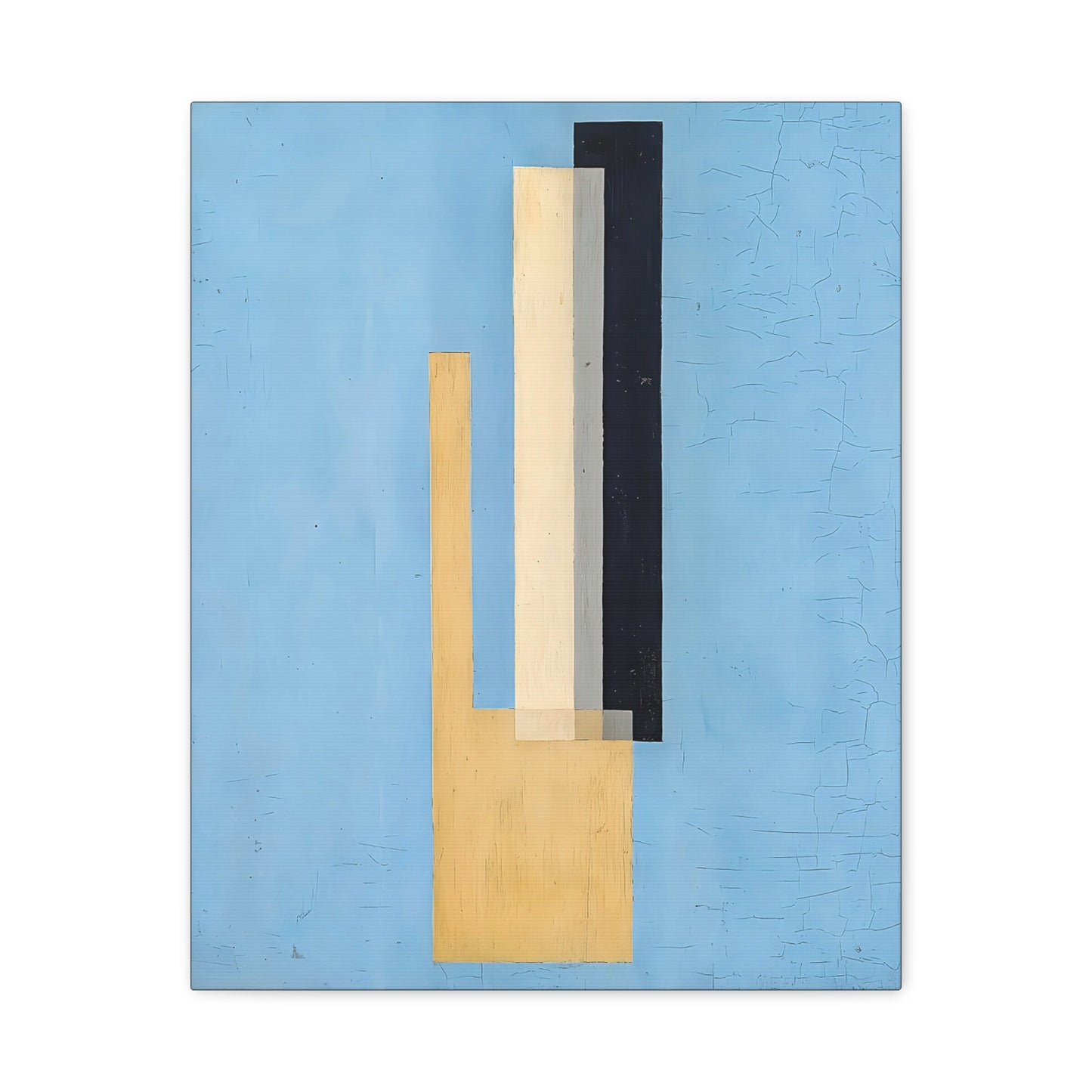 Konstruktion (circa 1920-1922) by László Moholy-Nagy / Reproduction Fine Art sur Toile / Epaisseur 3.2 cm - 1.25 inch